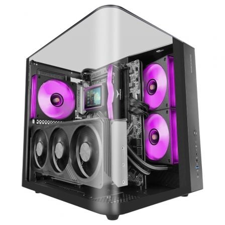 depau-TAC-CAJA-MC-INFINIOLITE-BK Caja Gaming Semitorre Mars Gaming MC-INFINIOLITE - Imagen 1