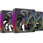 Pack 3 Ventiladores Invertidos Mars Gaming MF-LINKFINITYKIT2R/ 12cm/ ARGB