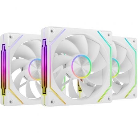 depau-TAC-REF-MFLINKFINITYKIT2RW Pack 3 Ventiladores Invertidos Mars Gaming MF-LINKFINITYKIT2R/ 12cm/ ARGB/ Blancos - Imagen 1