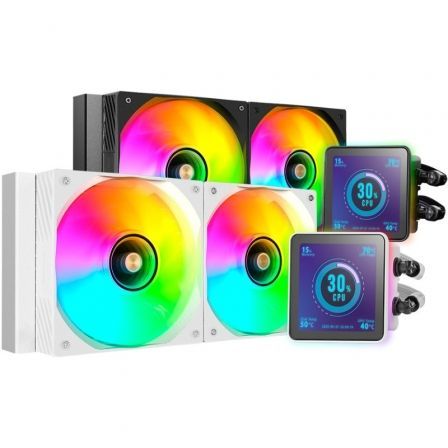 depau-TAC-REF-ML-VISIONPRO240-WH Sistema de Refrigeración Líquida Mars Gaming ML-VISIONPRO240/ Blanco - Imagen 1