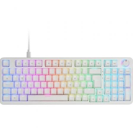 depau-TAC-TEC-MKPROBES-WH Teclado Gaming Mecánico Mars Gaming MKPROBES/ Switch Azul/ Blanco - Imagen 1