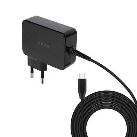 depau-TOO-CAR-TQLC-USBCGAN90PD Cargador de Portátil GaN TooQ TQLC-USBCGAN90PD/ 1xUSB Tipo-C/ 90W/ Automático/ Voltaje 5-20V - Imagen 1