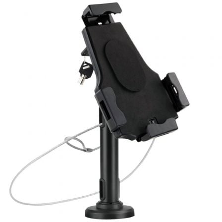 depau-TOO-SOP-TQTDS0812 Soporte de Mesa/Pared para Smartphone/Tablet TooQ TQTDS0812/ Antirrobo/ Negro - Imagen 1