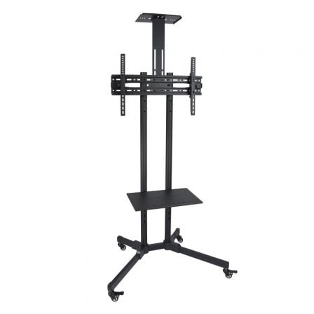 depau-TOO-SOPORTE-FS1470M-B Soporte de Suelo Inclinable/ Ajustable TooQ FS1470M-B para TV de 37-70"/ hasta 50kg - Imagen 1