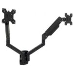 Soporte de Pared para 2 Monitores TooQ LP1434TNR-B/ Giratorio/ Inclinable/ Rotatorio/ hasta 10kg