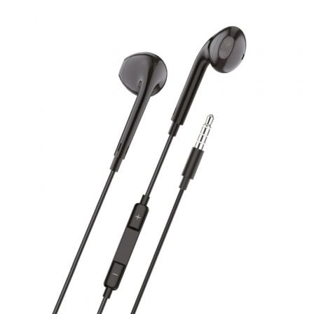 depau-TOT-AUR-TEC1002 Auriculares Intrauditivos Tech One Tech earTECH TEC1002/ con Micrófono/ Jack 3.5/ Negros - Imagen 1