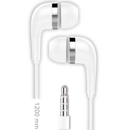 depau-TOT-AUR-TEC2905 Auriculares Intrauditivos Tech One TEC2905/ con Micrófono/ Jack 3.5/ Blancos - Imagen 1