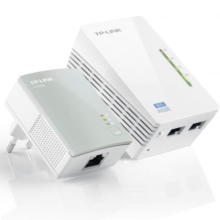 depau-TPL-PLC-300MB-KIT-EXT Adaptador Powerline TP-Link WPA4220Kit 500Mbps/ Alcance 300m/ Pack de 2 - Imagen 1