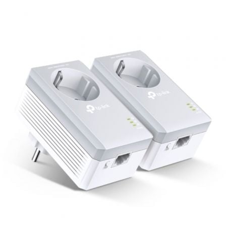 depau-TPL-PLC-TL-PA4010P-KIT Adaptador Powerline TP-Link TL-PA4010P KIT 600Mbps/ Alcance 300m/ Pack de 2 - Imagen 1