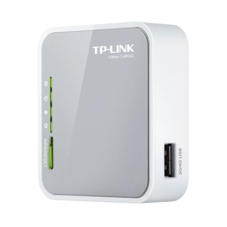 depau-TPL-ROU-300N-3G-PORTATIL Router Inalámbrico 3G TP-Link TL-MR3020 150Mbps/ 2.4GHz/ 1 Antena/ WiFi 802.11n/g/b - Imagen 1