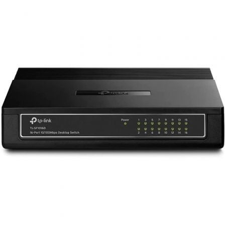 depau-TPL-SWITCH-16P Switch TP-Link TL-SF1016D 16 Puertos/ RJ-45 10/100 - Imagen 1