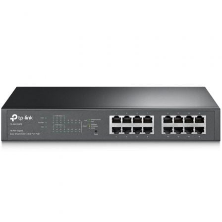 depau-TPL-SWITCH-TL-SG1016PE Switch TP-Link TL-SG1016PE/ 16 Puertos/ RJ45 10/100/1000/ PoE+ - Imagen 1