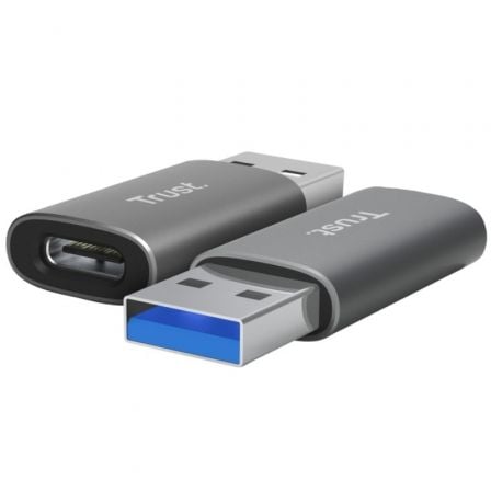 depau-TRU-ADP-CALYX-2U Adaptador USB 3.2 GEN2 Trust Calyx / USB Tipo-C Hembra - USB Macho - Imagen 1