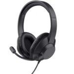 Auriculares Trust Ayda Max/ con Micrófono/ Jack 3.5/ Negros