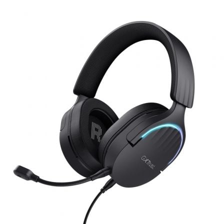depau-TRU-AUR-GXT-490-FAY-BK Auriculares Gaming con Micrófono Trust Gaming GXT 490 Fayzo/ USB 2.0/ Negros - Imagen 1
