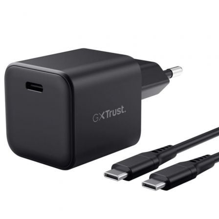 depau-TRU-CARGA-GXT-1258-65W-SW2 Cargador de Pared GaN Trust Gaming GXT 1258 Switch 2/ 1xUSB Tipo-C/ Incluye Cable USB Tipo-C/ 65W - Imagen 1