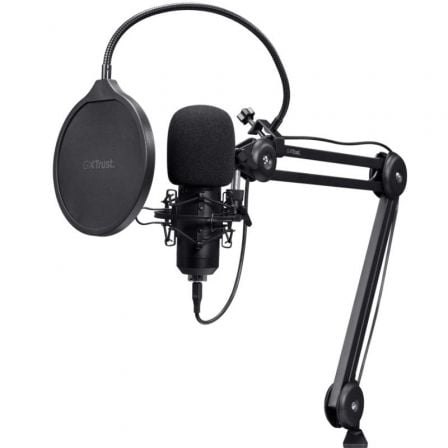 depau-TRU-MIC-GXT-270-EMITA-IIP Micrófono Gaming Trust Gaming GXT 270 Emita II+ 25770/ USB/ Negro - Imagen 1