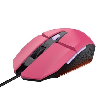 depau-TRU-MOU-GXT-109-FELOX-PK Ratón Gaming Trust Gaming GXT 109 Felox/ Hasta 6400 DPI/ Rosa - Imagen 1