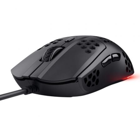 depau-TRU-MOU-GXT-928-HELOX-BK Ratón Gaming Trust Gaming GXT 929 Helox/ Hasta 6400 DPI/ Negro - Imagen 1