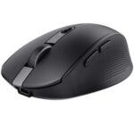 Ratón Inalámbrico Trust Ozaa Compact Wireless/ Batería recargable/ Hasta 3200 DPI/ Negro