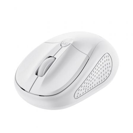 depau-TRU-MOU-PRIMO-WIR-WHM Ratón Mini Inalámbrico Trust Primo/ Hasta 1600 DPI/ Blanco mate - Imagen 1