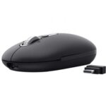 Ratón Inalámbrico Trust Seron 26018/ Batería recargable/ Hasta 3200 DPI/ Negro