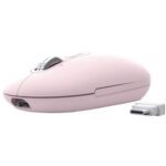 Ratón Inalámbrico Trust Seron 26206/ Batería recargable/ Hasta 3200 DPI/ Rosa