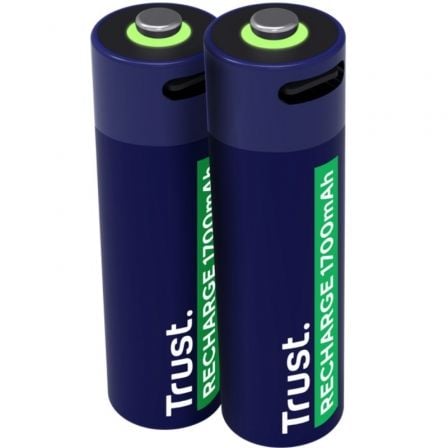 depau-TRU-PILA-25584 Pack de 2 Pilas AA Trust 25584/ Recargables - Imagen 1