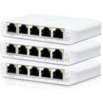 Switch Gestionable Ubiquiti USW-Flex Mini 5 Puertos/ RJ45 10/100/1000 PoE/ Pack 3 uds