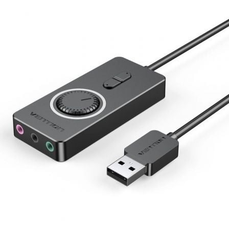 depau-VEN-ADP-CDRBB Tarjeta de Sonido Vention CDRBB/ USB Macho - 3x Jack 3.5 Hembra - Imagen 1