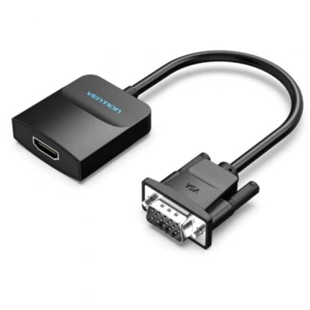 depau-VEN-ADP-CONV-ACNBB Conversor Vention ACNBB/ VGA Macho - HDMI Hembra/ 15cm/ Negro - Imagen 1