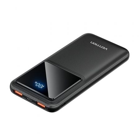 depau-VEN-BAT-FHKB0 Powerbank 10000mAh Vention FHKB0/ 22.5W/ Negra - Imagen 1