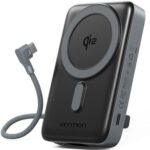 Powerbank 10000mAh Vention FKHH0/ 35W/ Wireless/ Gris/ Incluye Cable USB Tipo-C