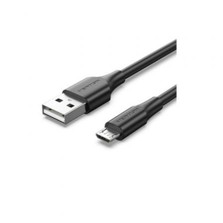 depau-VEN-CAB-CTIBG Cable USB 2.0 Vention CTIBG/ USB Macho - MicroUSB Macho/ Hasta 60W/ 480Mbps/ 1.5m/ Negro - Imagen 1