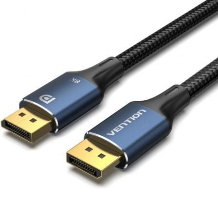 depau-VEN-CAB-HCELI Cable DisplayPort 1.4 8K Vention HCELF/ DisplayPort Macho - DisplayPort Macho/ 3m/ Azul - Imagen 1
