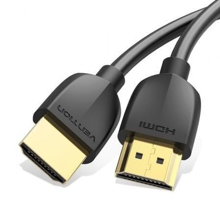 depau-VEN-CAB-HDMI-AAIBI Cable HDMI 2.0 4K Portatil Vention AAIBI/ HDMI Macho - HDMI Macho/ 3m/ Negro - Imagen 1