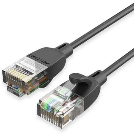 depau-VEN-CAB-IBIBH Cable de Red RJ45 UTP Vention IBIBH Cat.6A/ 2m/ Negro - Imagen 1