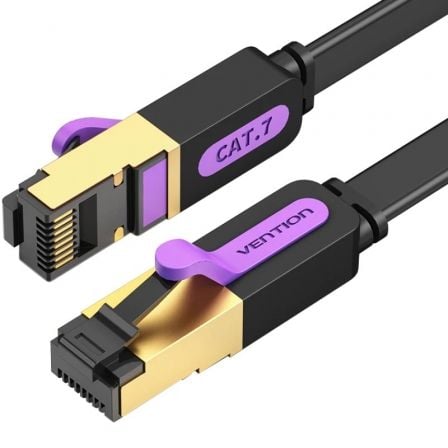 depau-VEN-CAB-ICABL Cable de Red RJ45 STP Vention ICABL Cat.7/ 10m/ Negro - Imagen 1