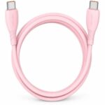 Cable USB 2.0 Tipo-C Vention TRWPH/ USB Tipo-C Macho - USB Tipo-C Macho/ Hasta 100W/ 480Mbps/ 2m/ Rosa