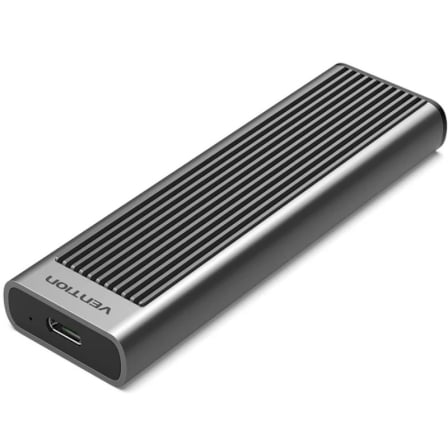 depau-VEN-CAJA-KPKH0 Caja Externa para Disco SSD M.2 NVMe Vention KPKH0/ USB Tipo-C 3.1/ Sin tornillos - Imagen 1