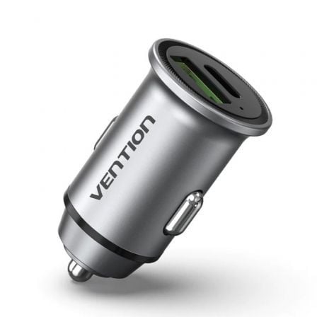 depau-VEN-CAR-FFBH0 Cargador de Coche Vention FFBH0/ 1xUSB-Tipo C/ 1xUSB/ 20W - Imagen 1