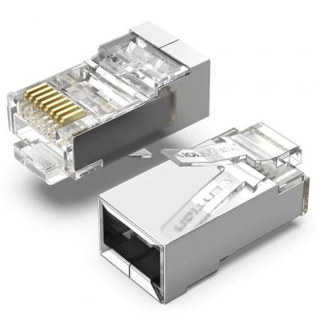 depau-VEN-CONECTOR-IDCR0-10 Conector RJ45 IDCR0-10/ Cat.6 FTP/ 10 uds - Imagen 1