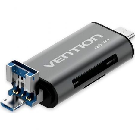 depau-VEN-CR-CCHH0 Lector de Tarjetas Externo Vention CCHH0/ USB 3.0 - Imagen 1