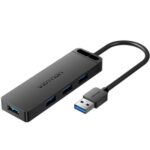 Hub USB 3.0 Vention CHLBB-SCB2/ 4xUSB/ 1xUSB Tipo-C PD