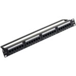Patch Panel Vention KGCB0/ 24 Puertos/ Cat.6