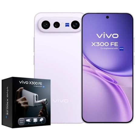 depau-VIVO-SP-X300-FE-PUR-PACK Smartphone Vivo X300 FE 12GB/ 512GB/ 6.31"/ 5G/ Púrpura/ Incluye Extensor Teleobjetivo - Imagen 1