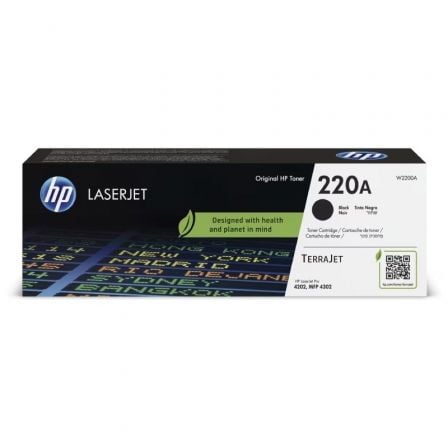 depau-W2200A Tóner Original HP nº220A/ Negro - Imagen 1