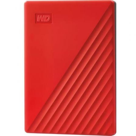 depau-WD-EXT-MYPASS-2TB-RD Disco Externo Western Digital My Passport 2TB/ 2.5"/ USB 3.2/ Rojo - Imagen 1