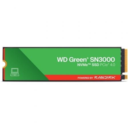 depau-WD-SSD-WD-GREEN-SN3000-1TB Disco SSD SanDisk Green SN3000 1TB/ M.2 2280 PCIe Gen4/ Full Capacity - Imagen 1