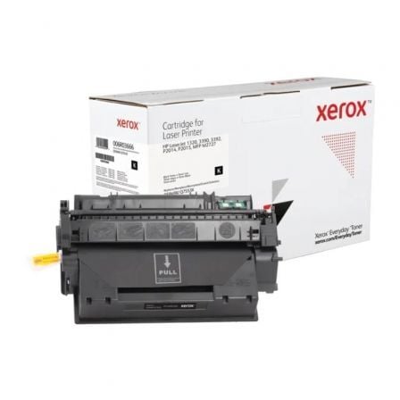 depau-XER-TONER-006R03666 Tóner compatible Xerox 006R03666 compatible con HP Q5949X/Q7553X/ 6000 páginas/ Negro - Imagen 1